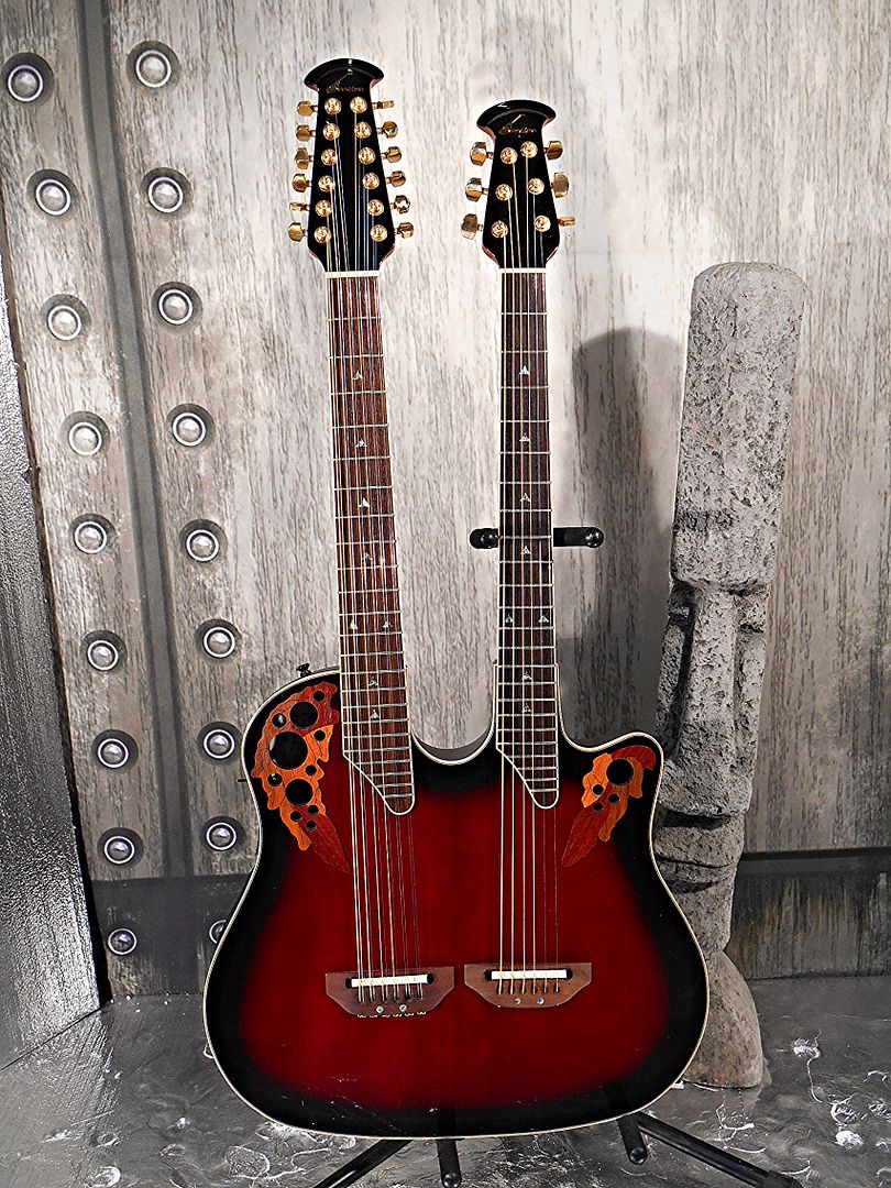 Ovation CSE225 Doubleneck Acoustic / Electric 6 / 12 String w / OHSC