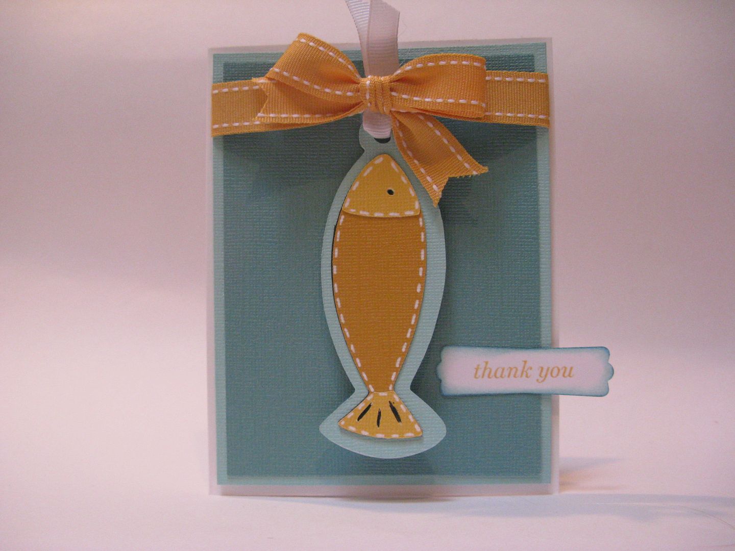 thank you card ideas using cricut. Fishy thank you card made