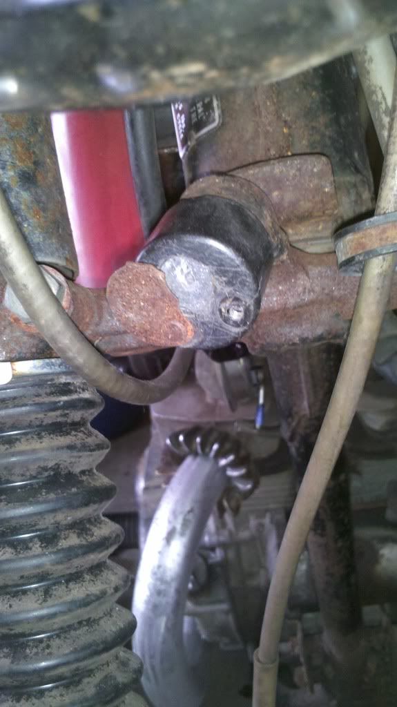 fork lock cylinder removal Honda Twins