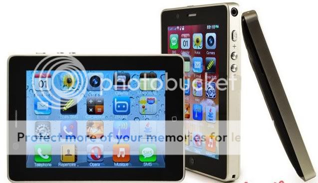 Touch Screen T8100 WIFI TV JAVA Cell Phone+2G TF  