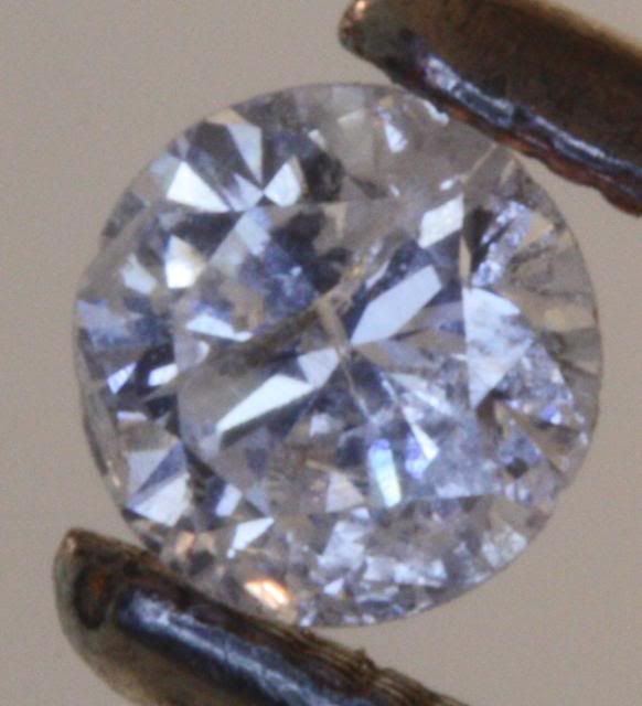 loose .31ct round diamond 4.17 x 2.54mm I2 H vintage estate antique 